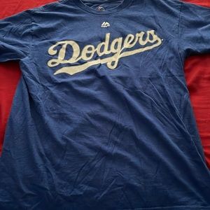 La dodgers majestic Clayton Kershaw shirt